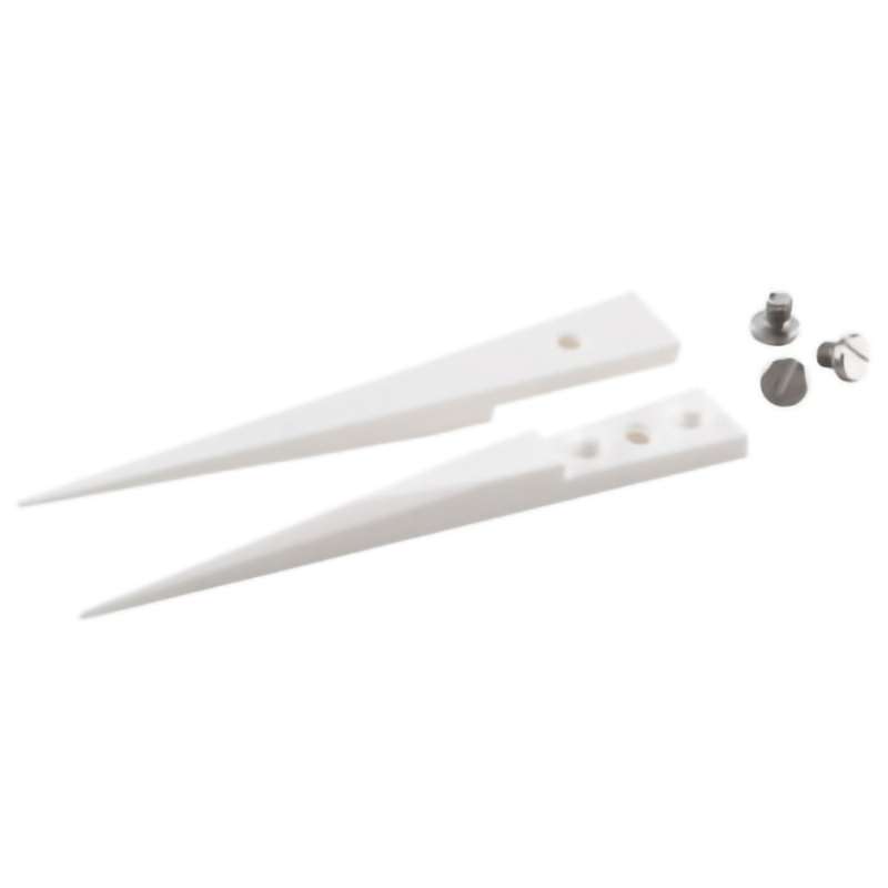 Ceramic Tweezer Tips, Style 73, Zirconia Tips for 73MZ.SA, Pointed, 2"